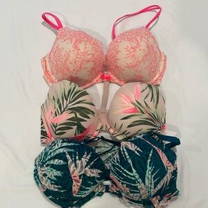 Bundle of 3 Victoria Secret Bras EUC 36D
